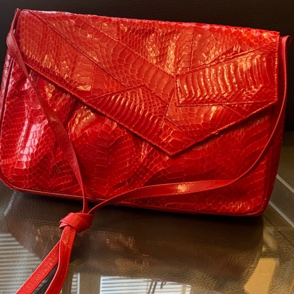 J. Renee Vintage Snake Skin Purse - Picture 2 of 5